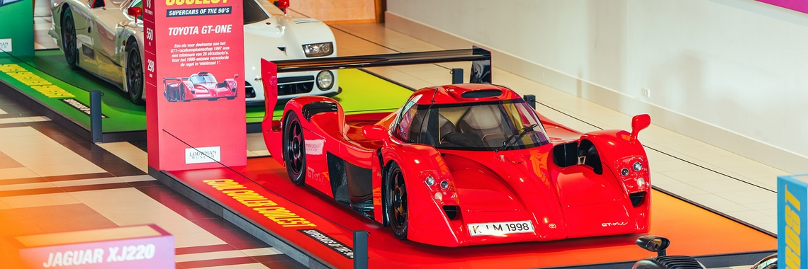 Unieke Toyota GT-One in Louwman Museum